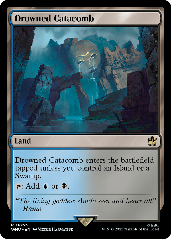 Drowned Catacomb (Surge Foil) (WHO-865) - Doctor Who Foil