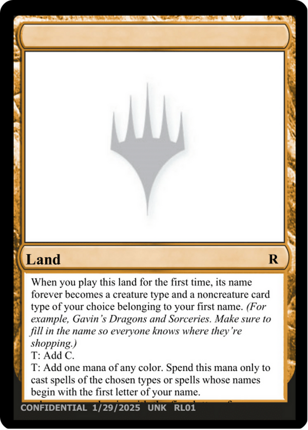 ______ (UNK-RL01C) - Un-Known Event Playtest Cards