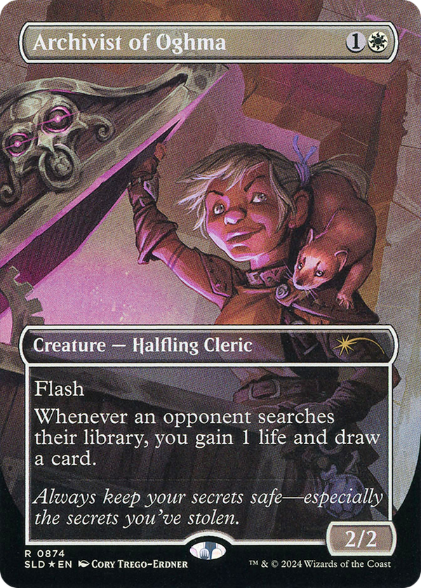 Archivist of Oghma (SLD-874) - Secret Lair Drop (Borderless) Foil