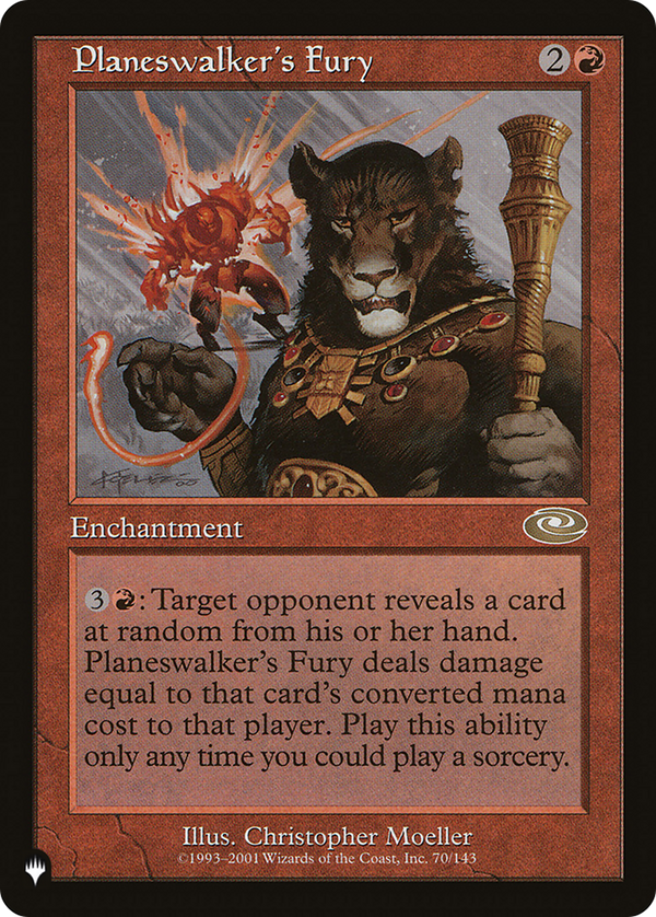 Planeswalker's Fury (LIST-PLS-70) - The List
