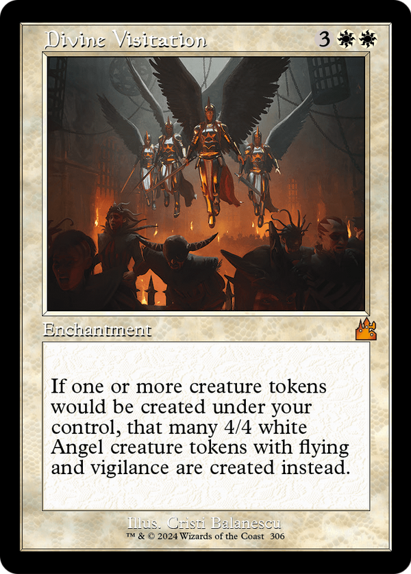Divine Visitation (Retro Frame) (RVR-306) - Ravnica Remastered