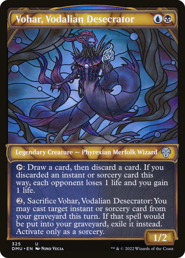 Vohar, Vodalian Desecrator (Showcase) (DMU-325) - Dominaria United: (Showcase) Foil