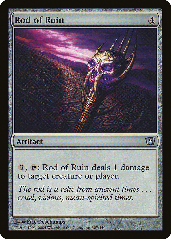 Rod of Ruin (9ED-307) - 9th Edition Foil