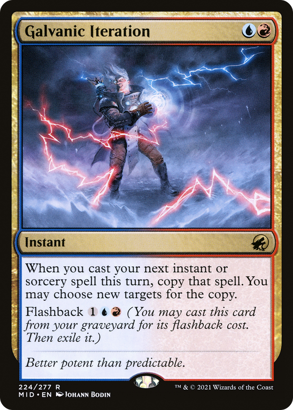 Galvanic Iteration (MID-224) - Innistrad: Midnight Hunt Foil