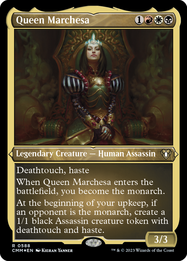 Queen Marchesa (Foil Etched) (CMM-588) - Commander Masters Foil