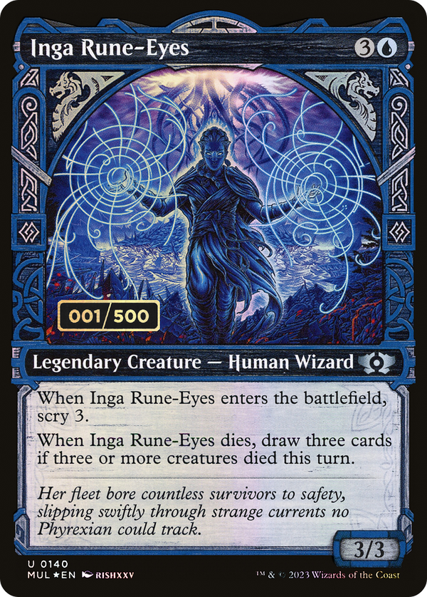 Inga Rune-Eyes (Serial Numbered) (MUL-140) - Multiverse Legends: (Showcase) Foil