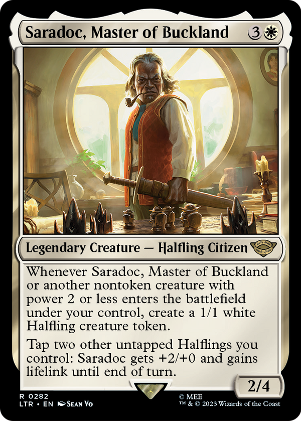 Saradoc, Master of Buckland (LTR-282) - The Lord of the Rings: Tales of Middle-earth Foil
