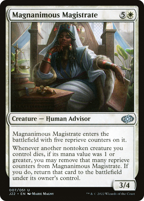 Magnanimous Magistrate (J22-007) - Jumpstart 2022