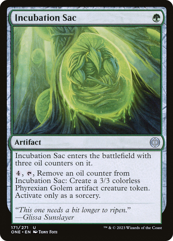 Incubation Sac (ONE-171) - Phyrexia: All Will Be One Foil