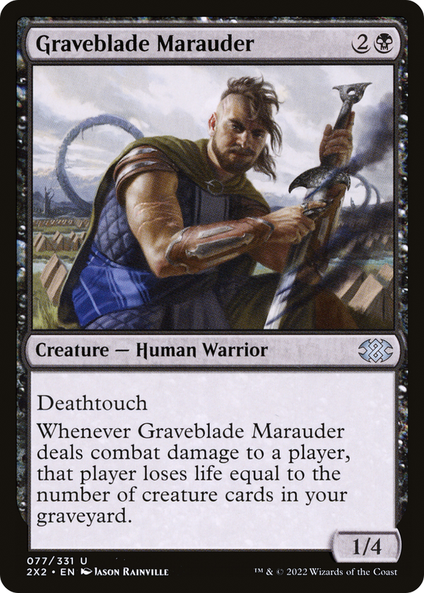 Graveblade Marauder (2X2-077) - Double Masters 2022 Foil