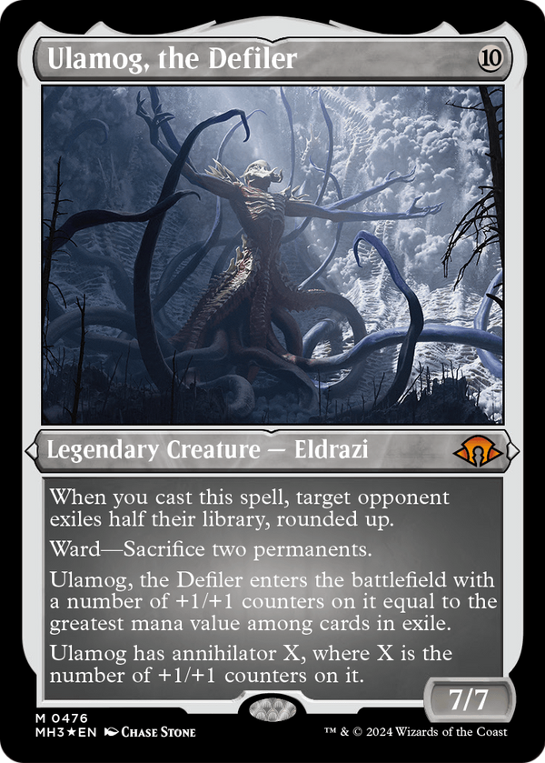 Ulamog, the Defiler (Foil Etched) (MH3-476) - Modern Horizons 3