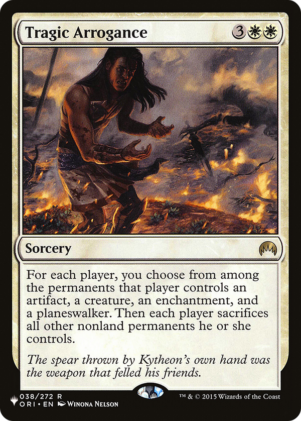 Tragic Arrogance (LIST-ORI-38) - The List Reprints
