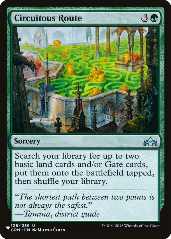 Circuitous Route (LIST-GRN-125) - The List Reprints