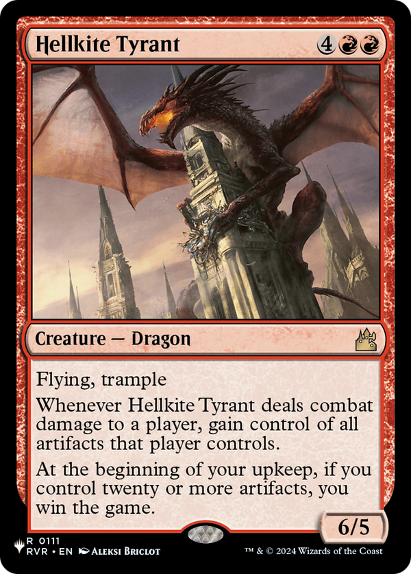 Hellkite Tyrant (LIST-RVR-111) - The List Reprints