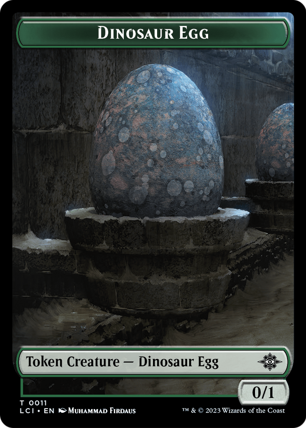 Dinosaur Egg (TLCI-011) - The Lost Caverns of Ixalan Tokens Foil