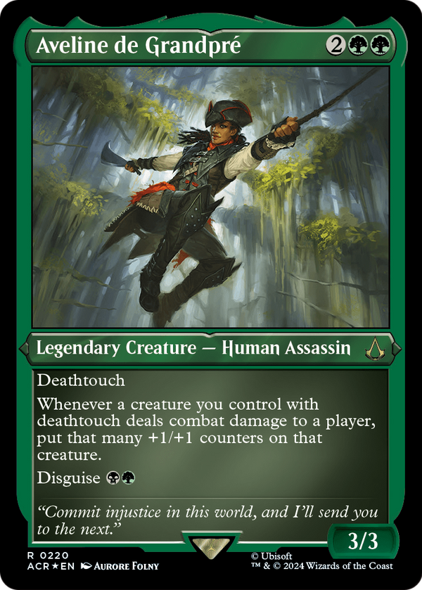 Aveline de Grandpre (Foil Etched) (ACR-220) - Assassin's Creed Foil