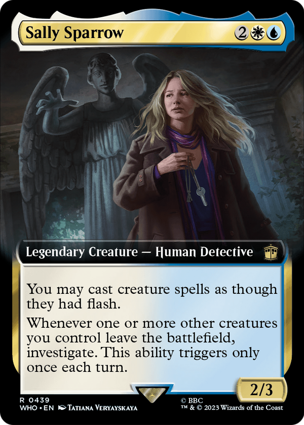 Sally Sparrow (Extended Art) (WHO-439) - Doctor Who: (Extended Art) Foil