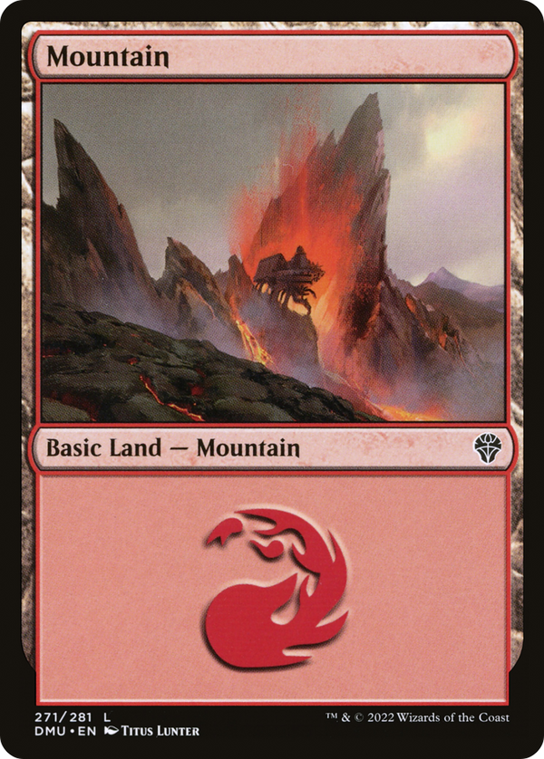 Mountain (271) (DMU-271) - Dominaria United Foil