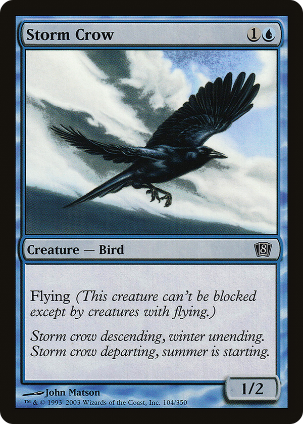 Storm Crow (8ED-104) - 8th Edition