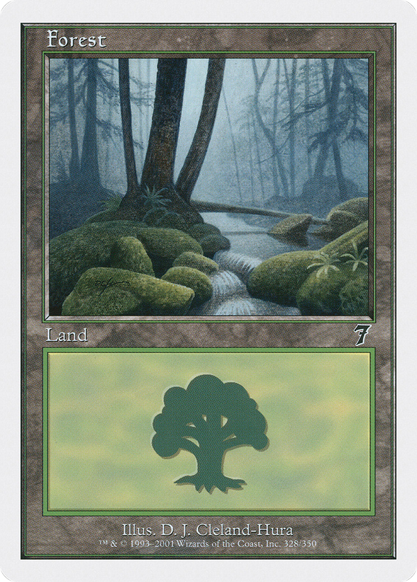 Forest (7ED-328) - 7th Edition Foil