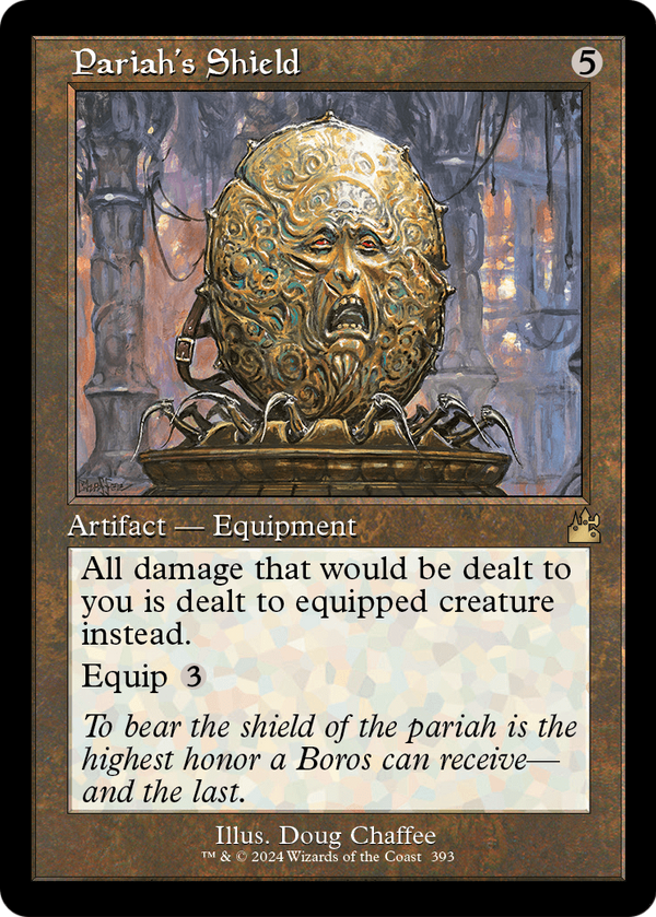Pariah's Shield (Retro Frame) (RVR-393) - Ravnica Remastered Foil