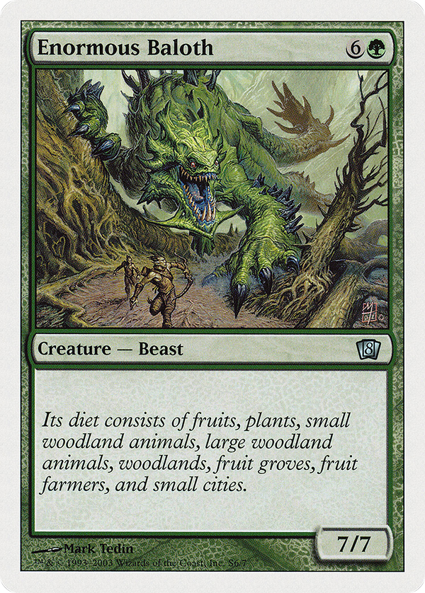 Enormous Baloth (8ED-0S6) - 8th Edition
