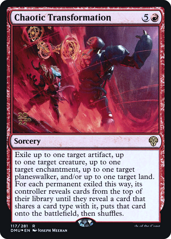 Chaotic Transformation (PRE-117) - Dominaria United Promos Foil
