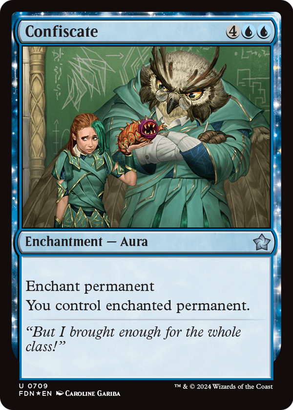 Confiscate (FDN-709) - Foundations: (enchantment) Foil