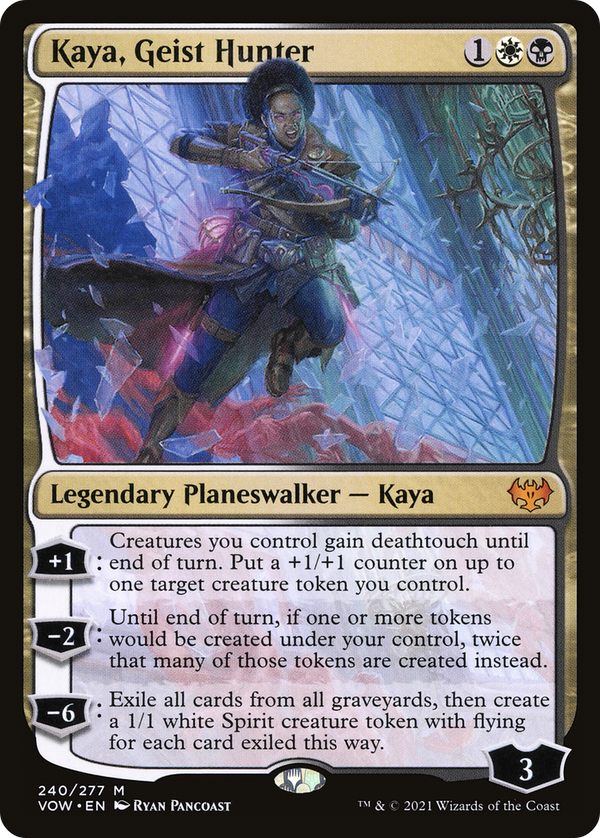 Kaya, Geist Hunter (VOW-240) - Innistrad: Crimson Vow Foil