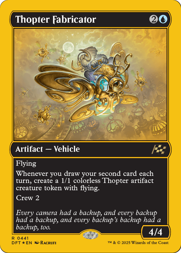 Thopter Fabricator (First-Place Foil) (DFT-441) - Aetherdrift Foil