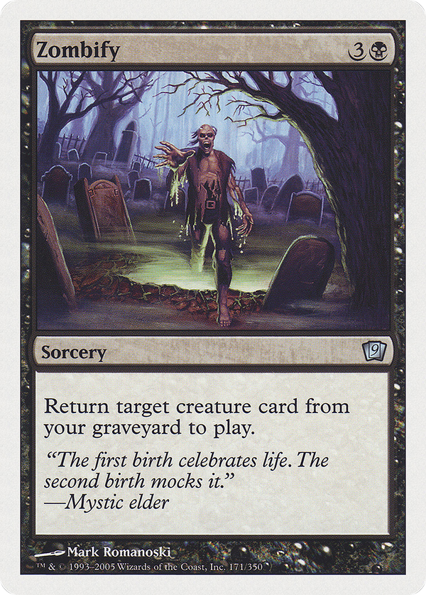 Zombify (9ED-) - 9th Edition