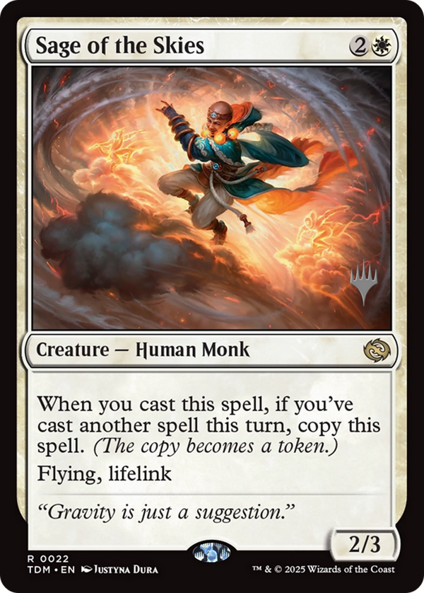 Sage of the Skies (PPTDM-022) - Promo Pack: Tarkir: Dragonstorm