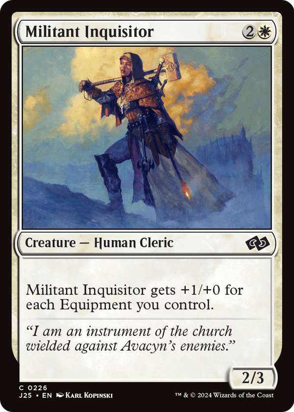 Militant Inquisitor (J25-226) - Foundations Jumpstart