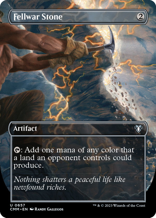 Fellwar Stone (Borderless) (CMM-657) - Commander Masters Foil