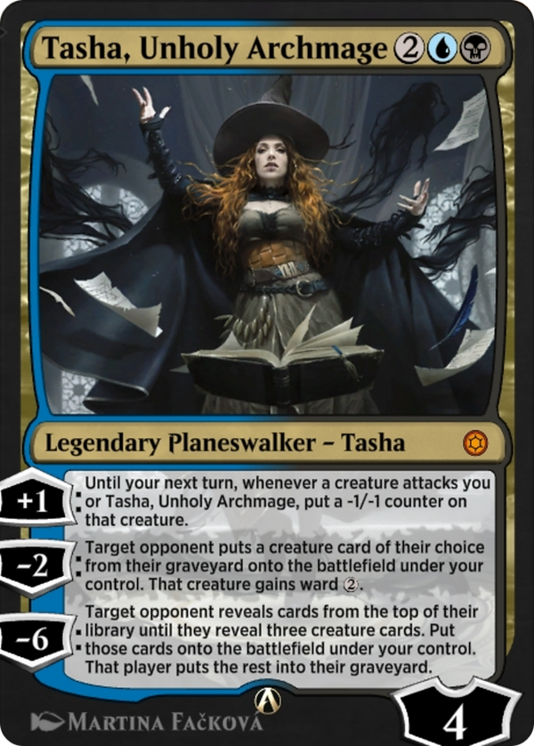 Tasha, Unholy Archmage (HBG-075) - Alchemy Horizons: Baldur's Gate