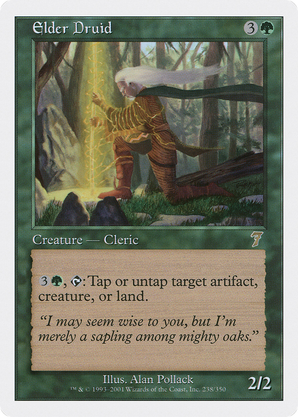 Elder Druid (7ED-238) - 7th Edition Foil