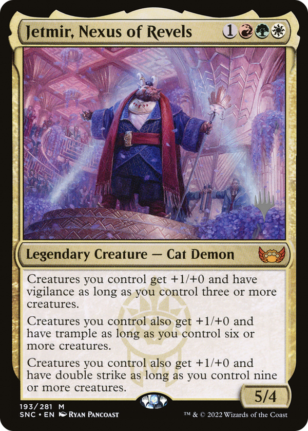 Jetmir, Nexus of Revels (PPSNC-193) - Streets of New Capenna Promos Foil