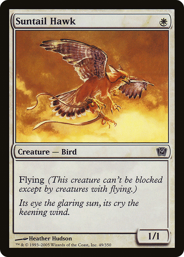 Suntail Hawk (9ED-049) - 9th Edition Foil