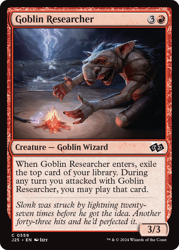 Goblin Researcher (J25-559) - Foundations Jumpstart