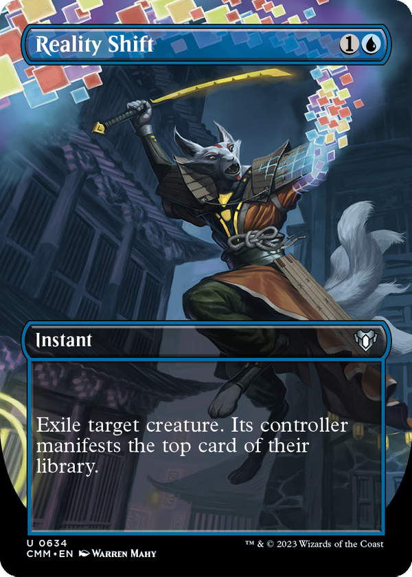 Reality Shift (Borderless) (CMM-634) - Commander Masters Foil