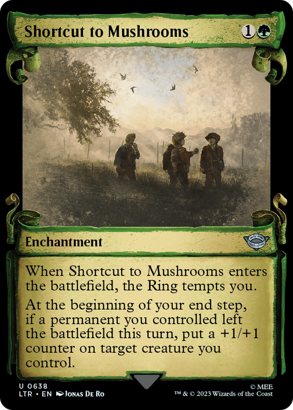 Shortcut to Mushrooms (Showcase Scrolls) (LTR-638) - The Lord of the Rings: Tales of Middle-earth: (Showcase) Foil
