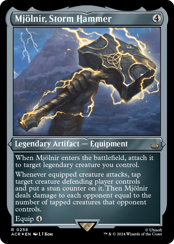 Mjolnir, Storm Hammer (Foil Etched) (ACR-258) - Assassin's Creed Foil