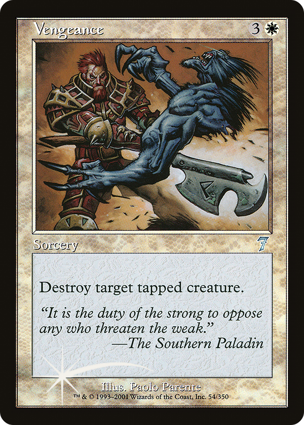 Vengeance (7ED-54★) - 7th Edition Foil
