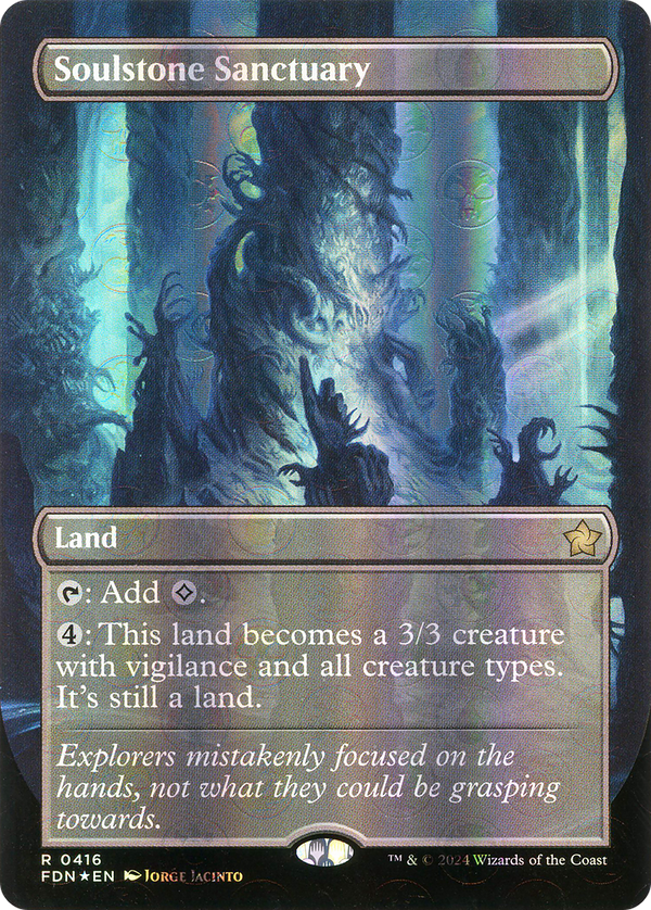 Soulstone Sanctuary (Borderless) (Mana Foil) (FDN-416) - Foundations Foil