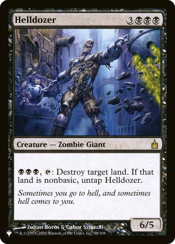 Helldozer (LIST-RAV-88) - The List