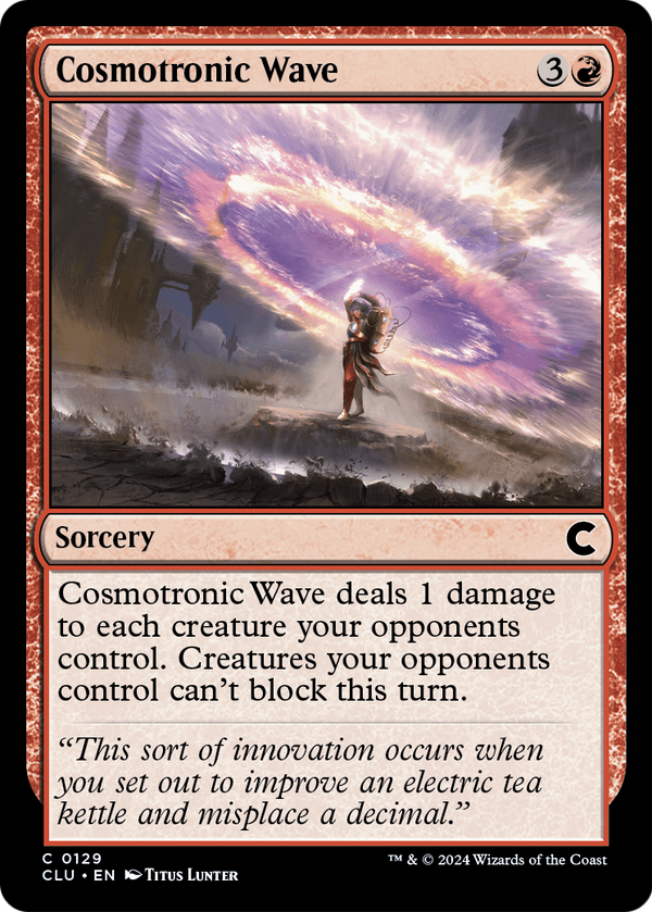 Cosmotronic Wave (CLU-129) - Ravnica: Clue Edition