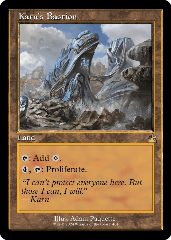 Karn's Bastion (Retro Frame) (RVR-464) - Ravnica Remastered