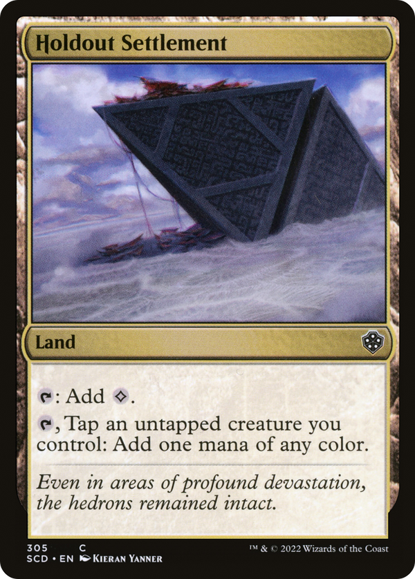Holdout Settlement (SCD-305) - Starter Commander Decks