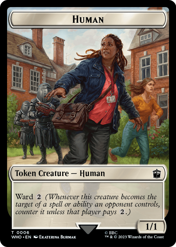 Human (TWHO-006) - Doctor Who Tokens