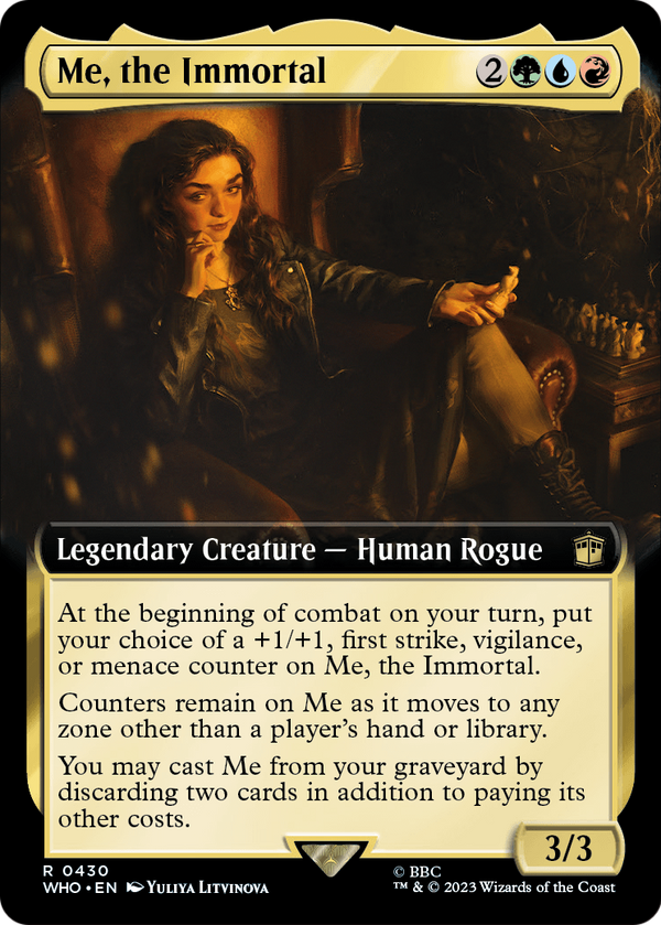 Me, the Immortal (Extended Art) (WHO-430) - Doctor Who: (Extended Art)
